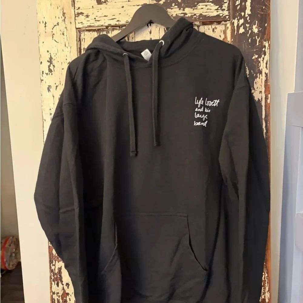 Lyle Lovett and his Large Band Texas hoodie. Size 2X. Unisex.